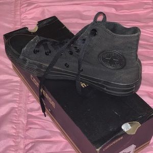 All Black Converse Allstars